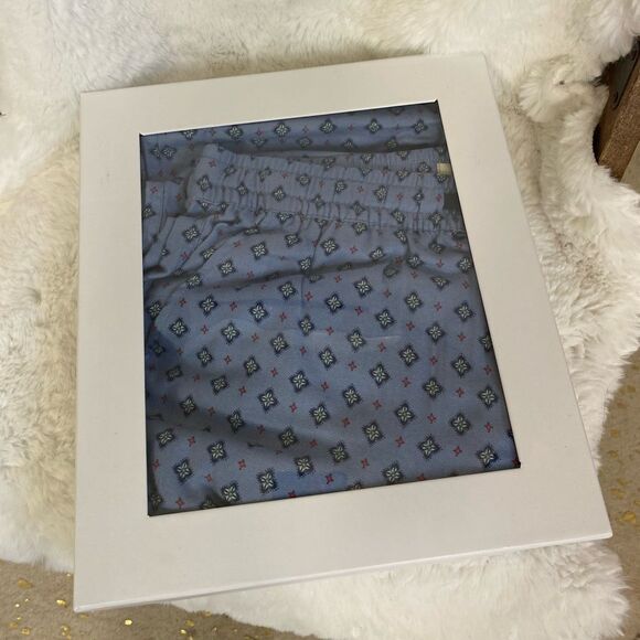 NEW UGG Steiner men’s loungewear set box pats & top gray blue size Medium - Picture 3 of 11